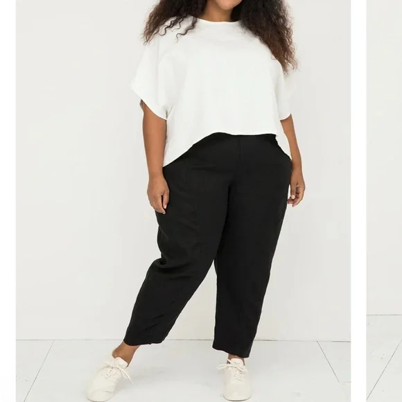 Elizabeth Suzann Black Clyde Work Pants - Picture 2 of 3